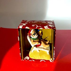 Hawaiian Designer Christmas Ornament Beach Chair Santa